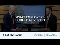 What Employers Should Never Do - Employment Law Show: S4 E11