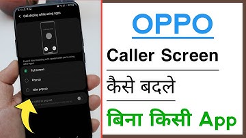 OPPO Phone How To Change Caller Screen 2022 | Caller Screen Change Kaise Kare OPPO Mobile