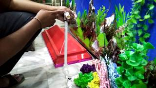 How to create a waterfall fountain in an aquarium at home - try it yourself