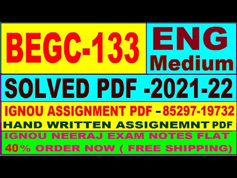 begc 133 solved
