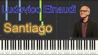 Santiago - Ludovico Einaudi (Piano Tutorial)