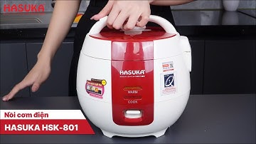 Nồi Cơm Điện Mini HASUKA HSK-801 - Lựa Chọn Tuyệt Vời Cho Bữa Cơm Gia Đình!