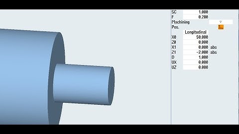 Siemens-Sinutrain-Cycle 951 Stock removal cycle - Machining parameters