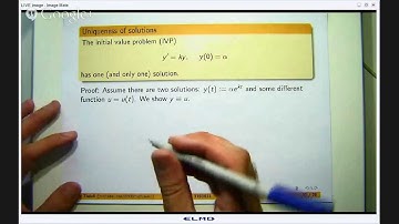 Why do initial value problems have ONE solution?