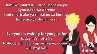 Boruto: Naruto Next Generations - Opening 7 | Lyrics   ENG Translation |
