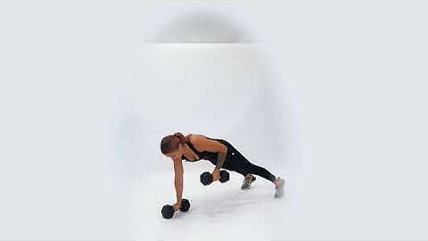 Dumbbell Push Up + Row R + Row L + Dumbbell Burpee