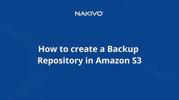 How to Create a Backup Repository in Amazon S3