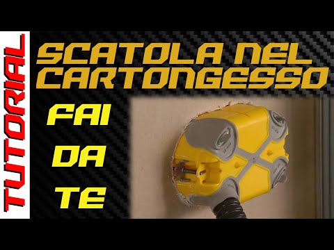 Aggiungere una scatola 503 nel cartongesso ! TUTORIAL installazione 503 Bticino Vimar fresando