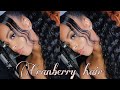 PONYTAIL USING BUNDLES FROM ALIEXPRESS | CRANBERRY HAIR