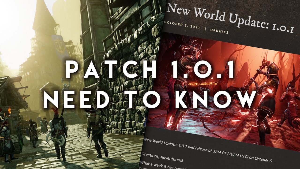 New World Update 1.0.1: Server Transfers, Abandon Event, AFK Prevention and more!