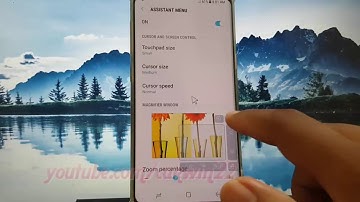 Android Nougat : How to Change Cursor Speed Assistant menu in Samsung Galaxy S8 or S8+