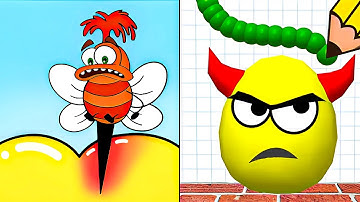 Help Monster 2 Tricky Puzzle vs Draw To Smash - Satisfying ASMR Games Android, iOS - New Update