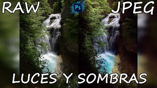 Cómo editar una Cascada en Camera Raw Photoshop Control Total de Luces Y Sombras screenshot 2