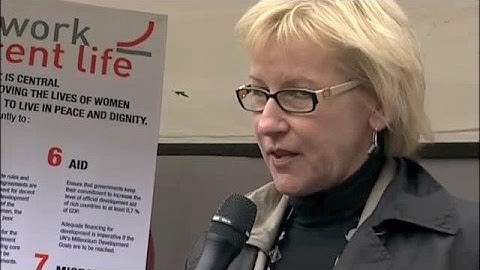 Magrot Wallström: Call to Action Decent Work + Conny Reuter