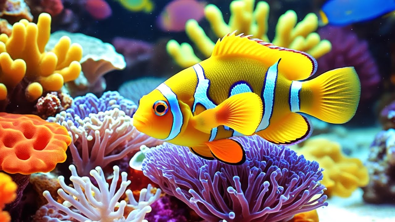 The Best 4K Aquarium - Dive Into The Mesmerizing Underwater Realm, Sea Jellyfish, Coral Reefs . #9