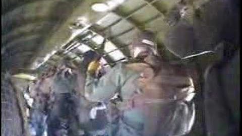 WWII Airborne Demonstration Team Helmet Camera Video
