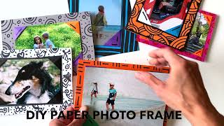 DIY PAPER PHOTO FRAME