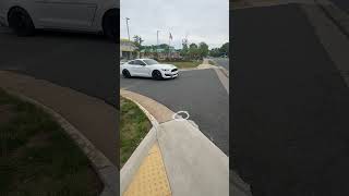 Mustang exiting cars &amp; coffee #cars #mustang #carsandcoffee #americancars #shorts
