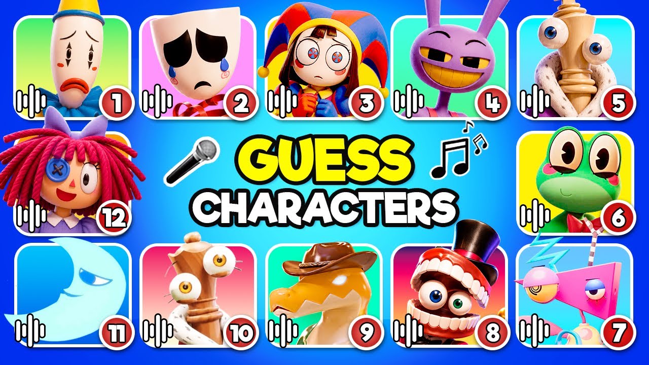 Guess The Amazing Digital Circus Characters by the Voice 🎤