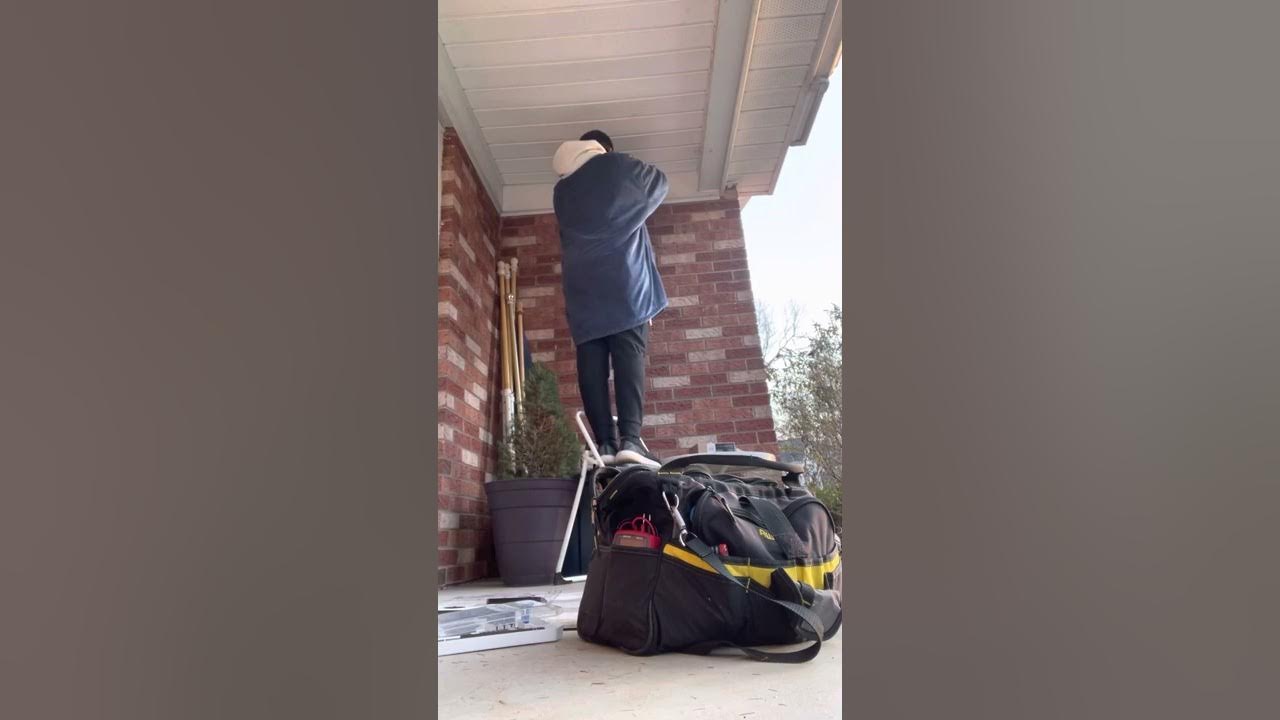 How to install a Video doorbell camera with just batteries no hardware