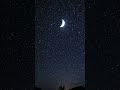 Night stary sky #moon #nightskysong #village sky
