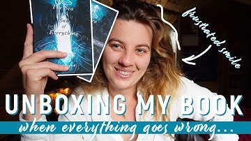 a rather grumpy book unboxing 🌊 The Sea at the End of Everything (Amazon KDP, Bookvault)