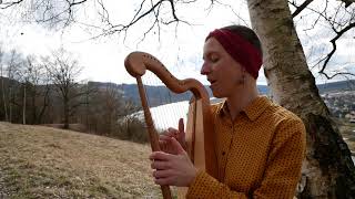 Kristallen den fina - Swedish Folksong | harp and vocals