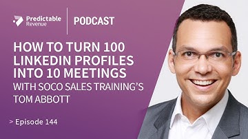 How to turn 100 LinkedIn profiles into 10 meetings