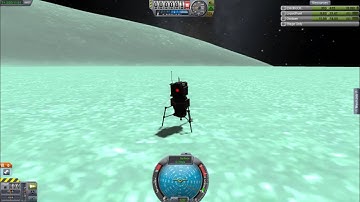 Kerbal Space Program - Minmus Orbit & Landing