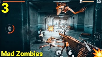 MAD ZOMBIES: Offline Zombie Games 2023 - Walkthrough Gameplay Part 3 - (iOS, Android)