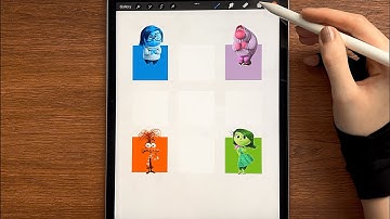 Inside Out 2 Color Mixing: Color Mixing in Procreate with Inside Out 2 Characters! #InsideOut2