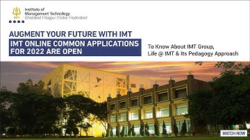 All About IMT Ghaziabad - Institute of Management Technology