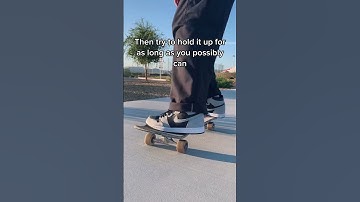 How To Manual On A Skateboard!