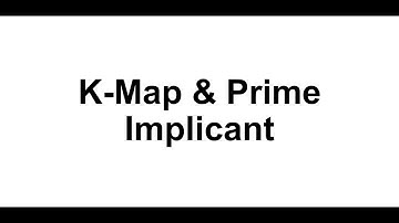 (Docceptor 디지털논리회로 3-1) Kmap과 Prime implicant 개념