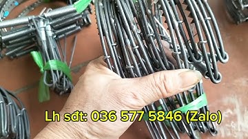 Mẫu cạm kiềng 12, 14 16cm, bán nguyệt nhỡ có răng không răng đánh chuột chồn,cò #cạmkiềng