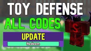 Toy Defense Codes - Roblox - December 2023 
