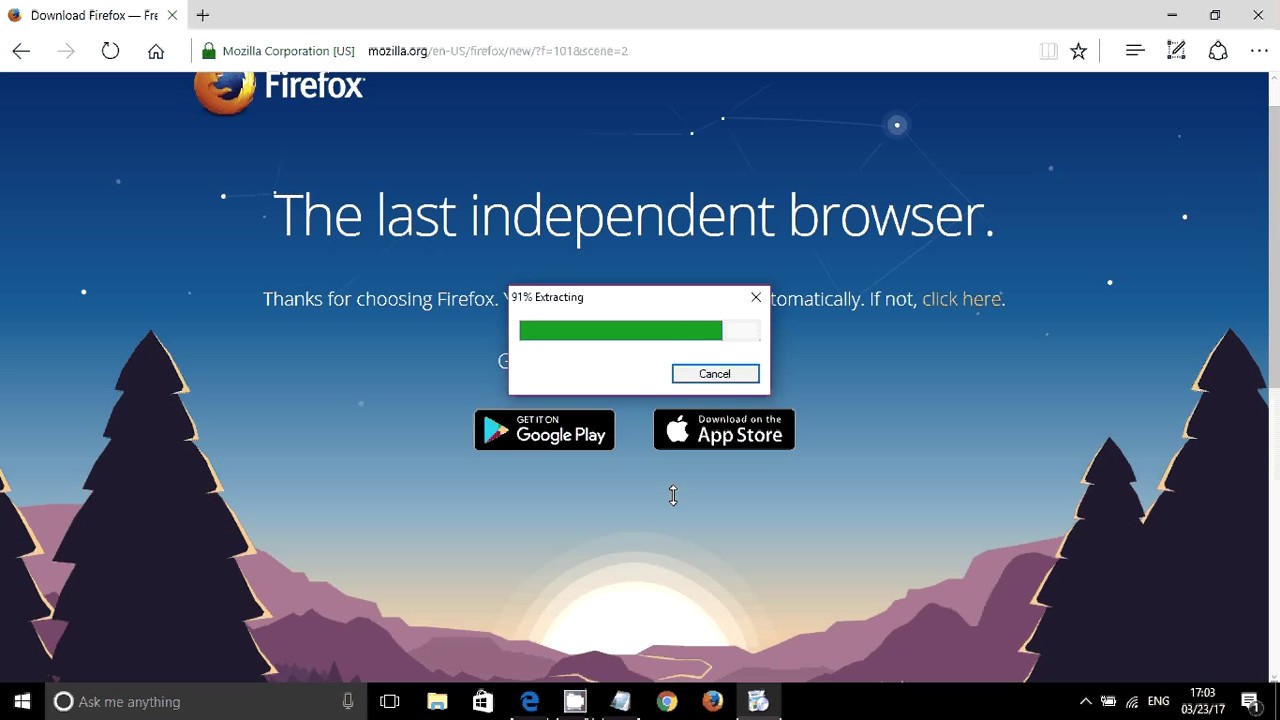 how to install firefox on windows 10