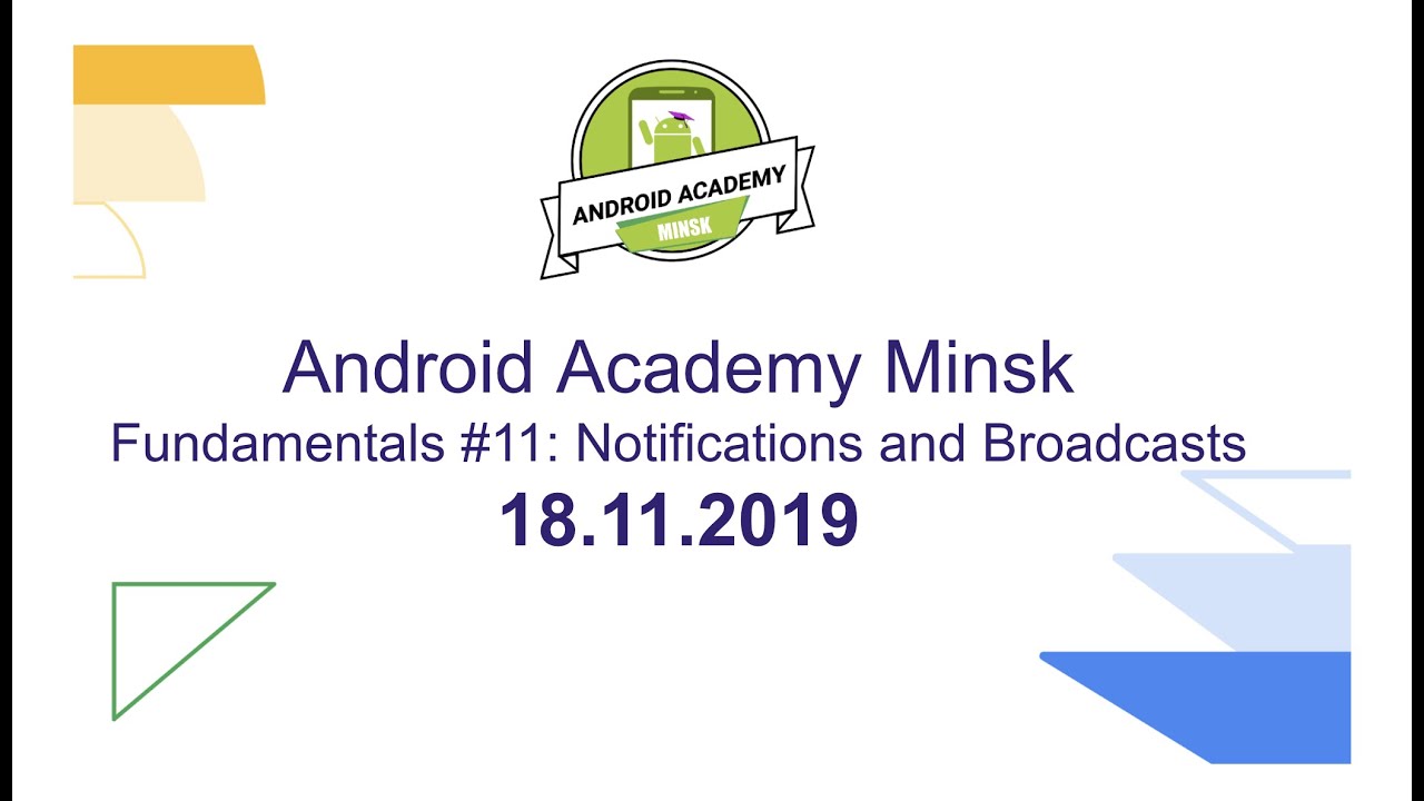 Notifications and Broadcasts, Anton Novikau - Android Developer @Viber Notifications and Broadcasts, Anton Novikau - Android Developer @Viber