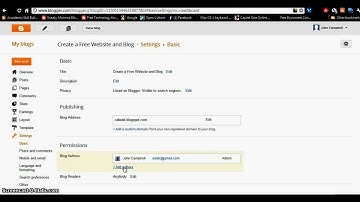 Blogger Menu Options Part 3