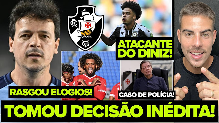 FERNANDO DINIZ TOMOU DECISÃO INÉDITA NO VASCO! BRENNER NA MESA DE ADMAR LOPES! 1º REFORÇO CHEGANDO?