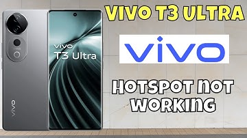 Hotspot Problem Vivo T3 Ultra  || Solution of hotspot issues || Hotspot not working (Easy Tutorial)