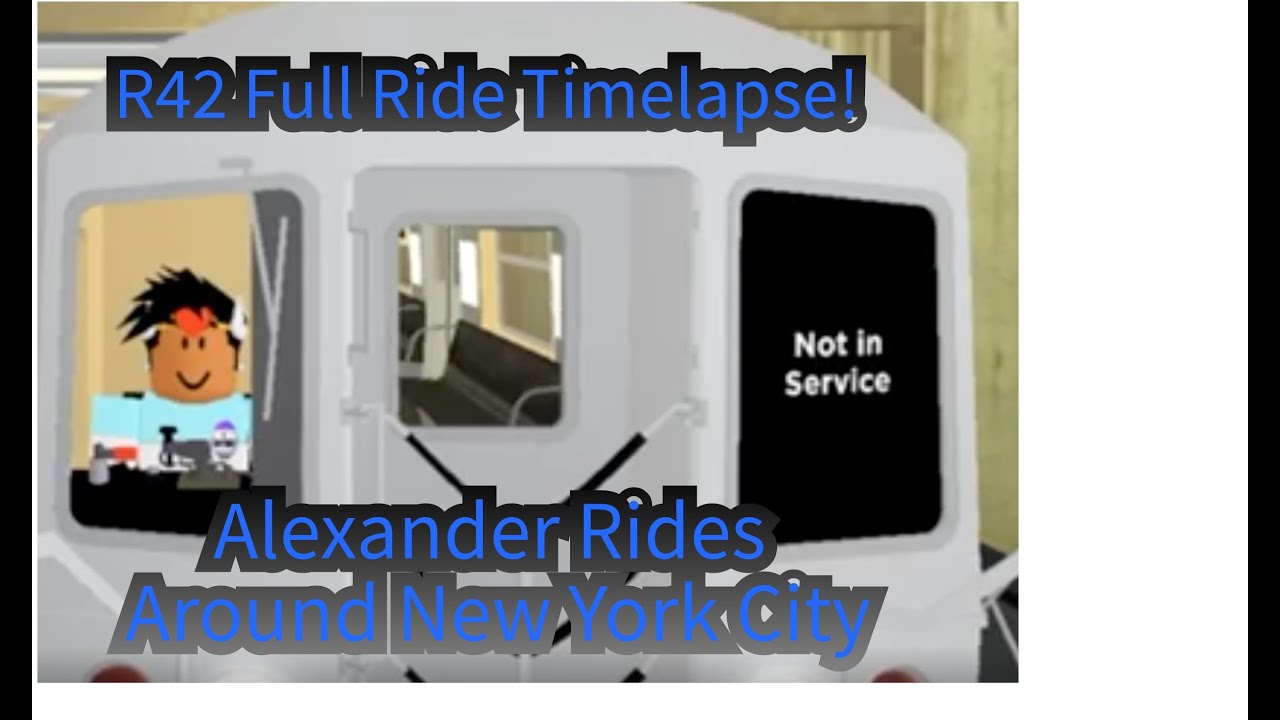 R42 (F) Train VIRTUAL RFW TIMELAPSE!!! ROBLOX Joe's Subway Trials - YouTube
