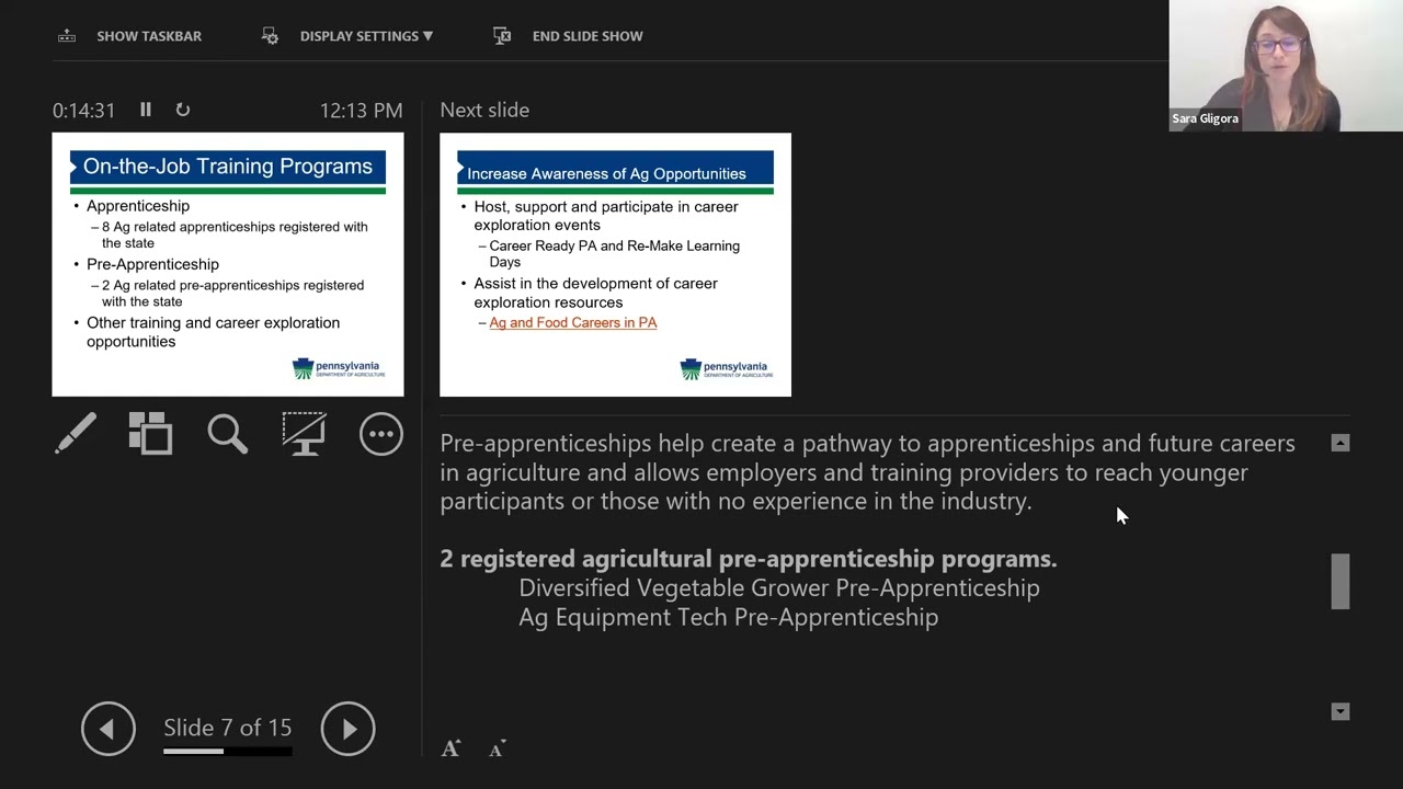 Agricultural Workforce Initiatives and Strategies:Past, Present, and Future