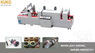 Automatic Cable Coil Spool Sleeve Sealing Shrink Wrapping Machine
