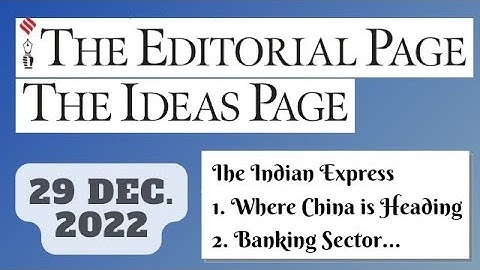 29th December 2022 | Gargi Classes The Indian Express Editorials & Idea Analysis | By R.K. Lata