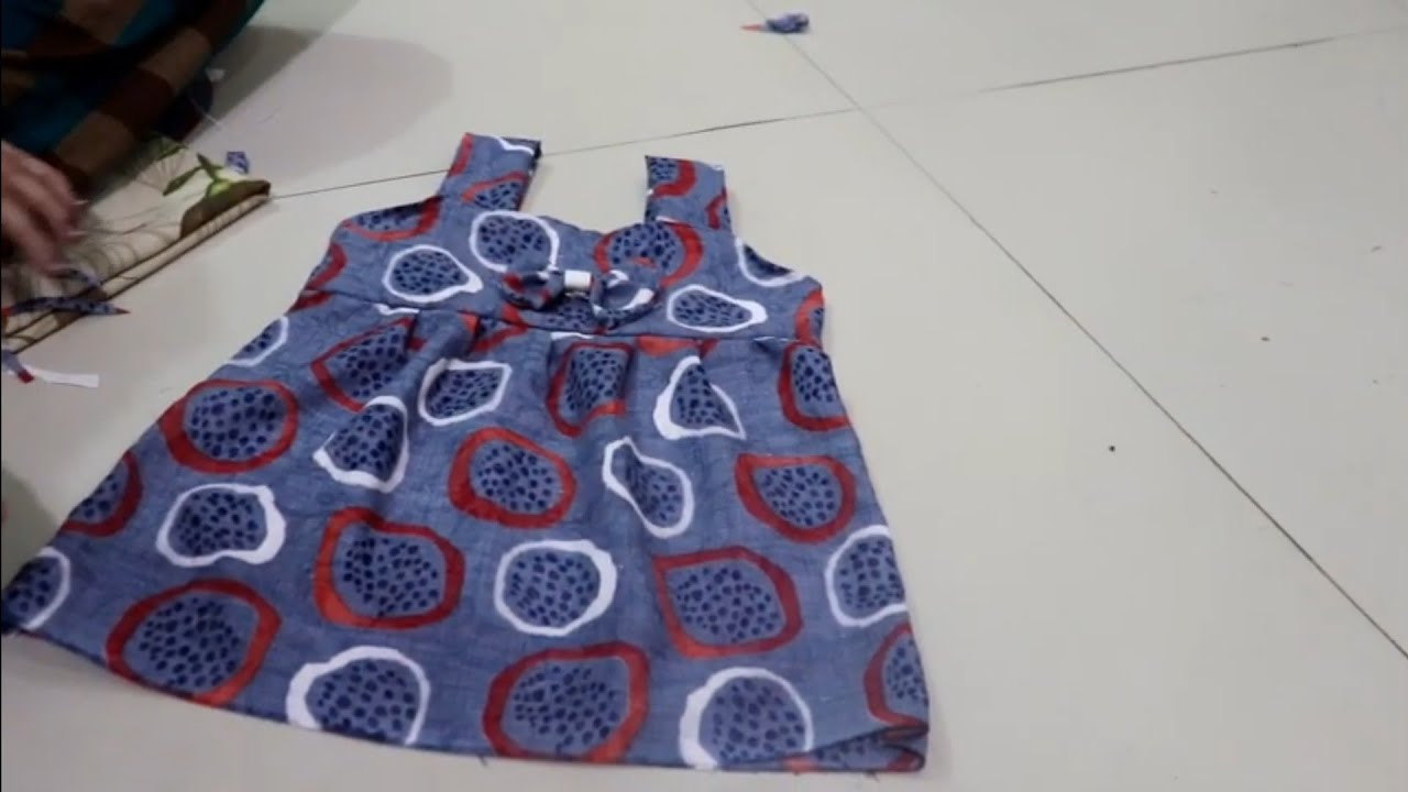 Full Circle Umbrella Cut Baby Frock Cutting and Stitching - YouTube