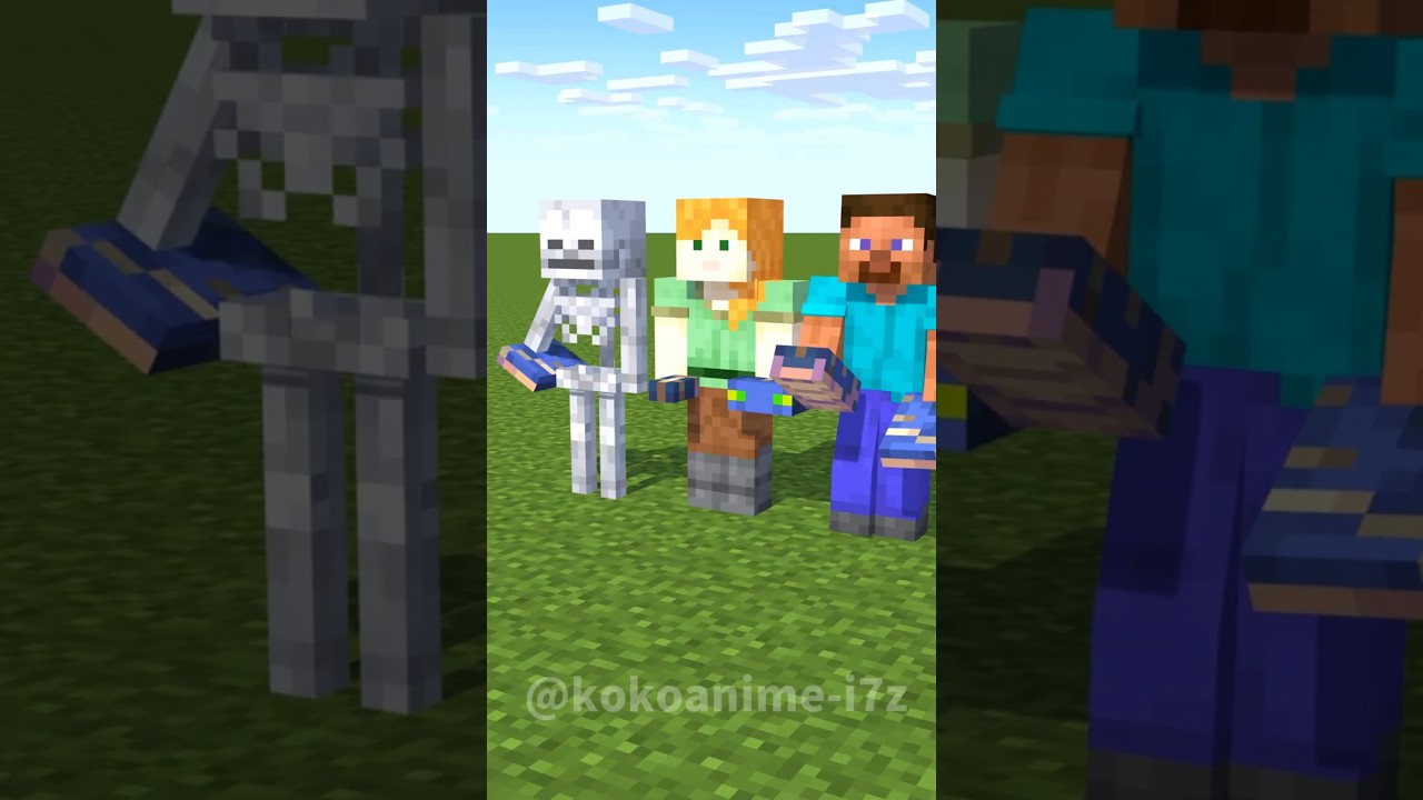【マイクラ】どんなモブが完成する？パート2 #minecraftanimation