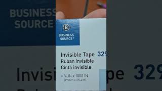 Invisible Tape