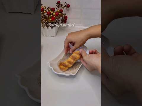 Творогпен Өте Дәмді Булочки | ТВОРОЖНЫЕ БУЛОЧКИ | ТВОРОЖНЫЕ РОГАЛИКИ #творожныерогалики