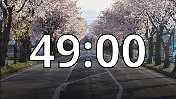 49 Minutes Timer with Music | Cherry Blossom Timer